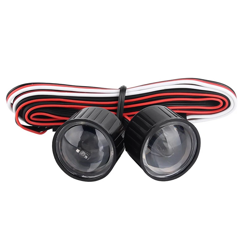 

22mm Multifunction RC Car Headlight LED Lights with Controller Board for 1/10 Axial SCX10 90046 RC Rock Crawler