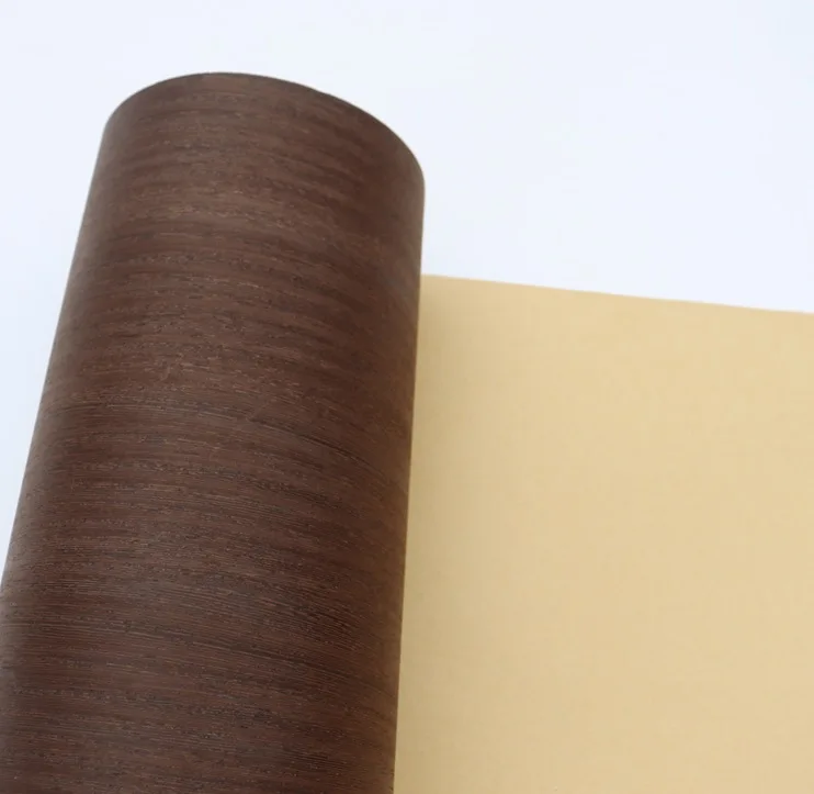 L:2.5Meters Width:55cm Straight Grain Wood Veneer Furniture Veneer(back with Nonwoven Fabric)