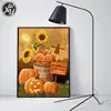 5D Diy Pumpkin Diamond Thanksgiving Painting 5