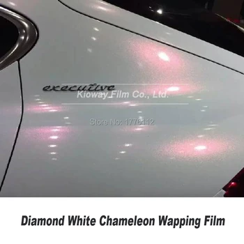

Highest quality glossy diamonds pink wrapping Chameleon wrapping film Vinyl wrap for High end car 5m/10m/18m