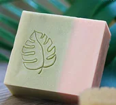 size 4cm Натуральное мыло ручной работы акриловое уплотнение Мини DIY натуральный органический стеклянный штамп - Цвет: size 4cm