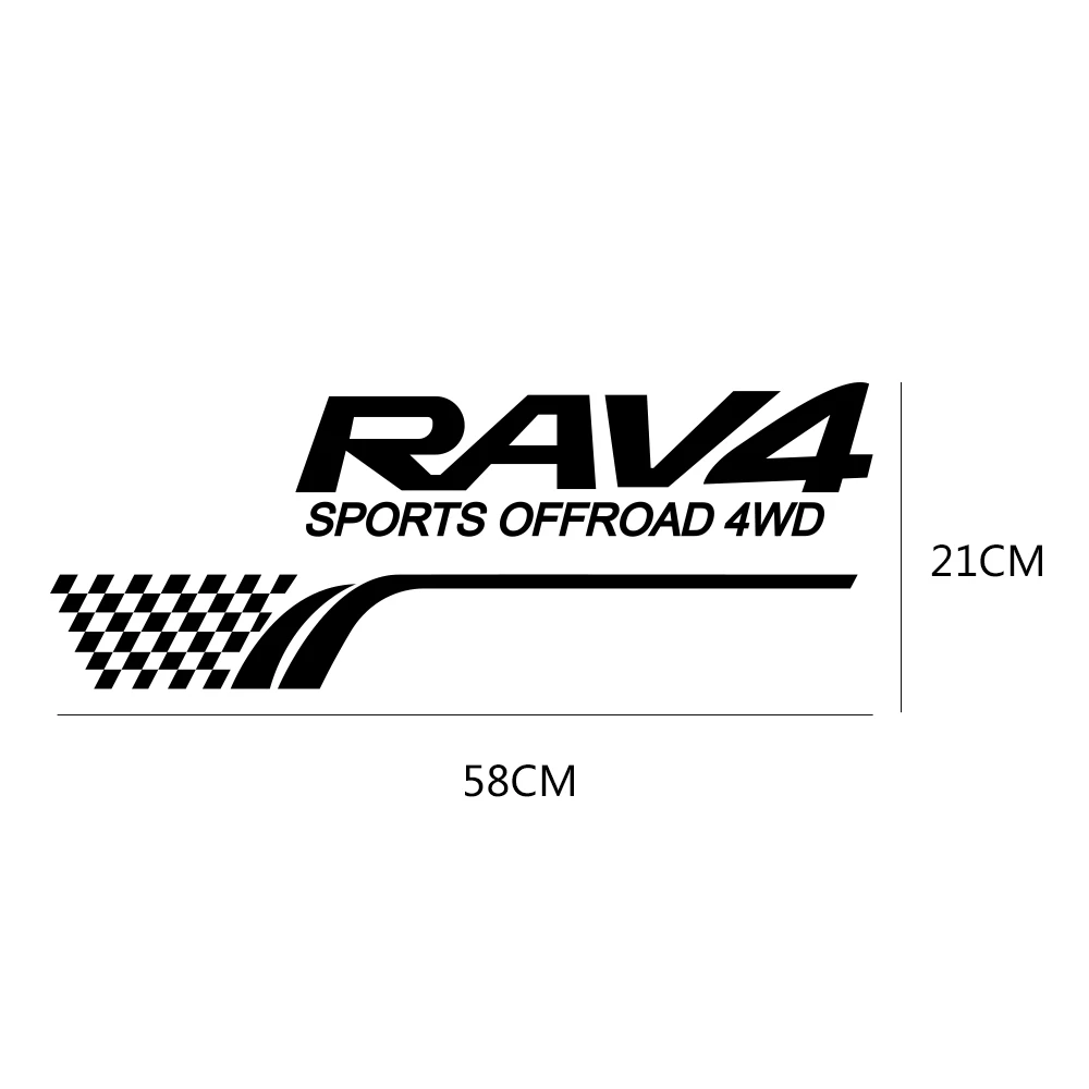 Для Toyota RAV4 SUV автомобильные наклейки авто хвост запасное колесо декоративные виниловые наклейки "сделай сам" пленка Спорт автомобильные принадлежности для тюнинга