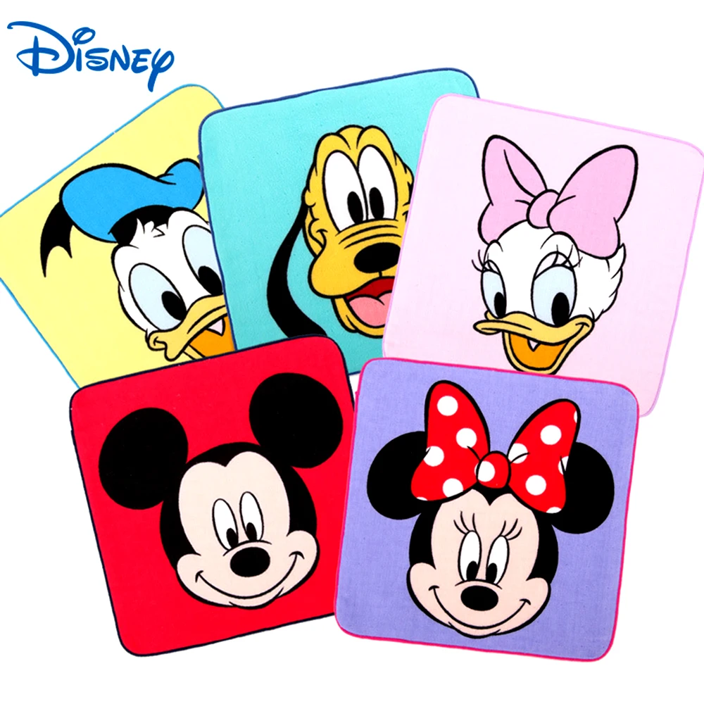 

Disney Cartoons Kids Boys Girls Pure Cotton Handkerchief With Wonderful Pattern For Boy Girl Kids Gift 25x25cm 1pecs