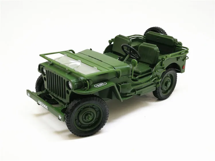 1:18 джип Военная тактика литая модель автомобиля открывающийся капот панели, чтобы раскрыть двигатель для детей подарок игрушки