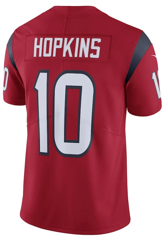 Для мужчин 87 Demaryius майка Thomas 4 Deshaun Ватсон 99 J.J. Watt 32 Tyrann Mathieu 10 DeAndre Hopkins 90 Jadeveon Clowney майки - Цвет: Red dezhouren