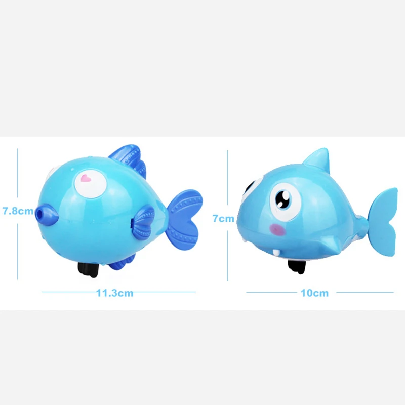 1Pcs Bath Toys Turtle Dolphin Baby Shower Baby Wind Up Swim Play Toy Swimming Pool Accessories Baby Play In Water Random Color 6