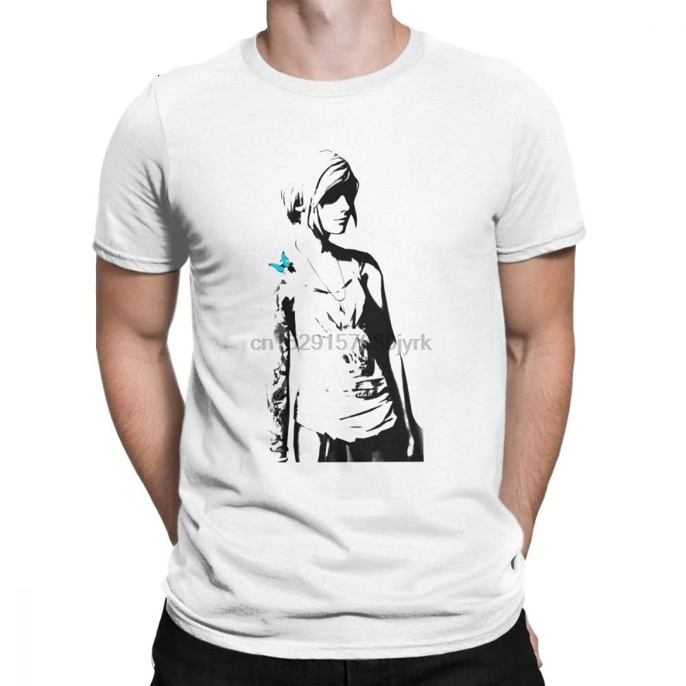 Transparent Life Is Strange Mens T Shirt Vintage Tee Short Sleeve O Neck T-Shirts Cotton Birthday Gift Clothing | Мужская одежда