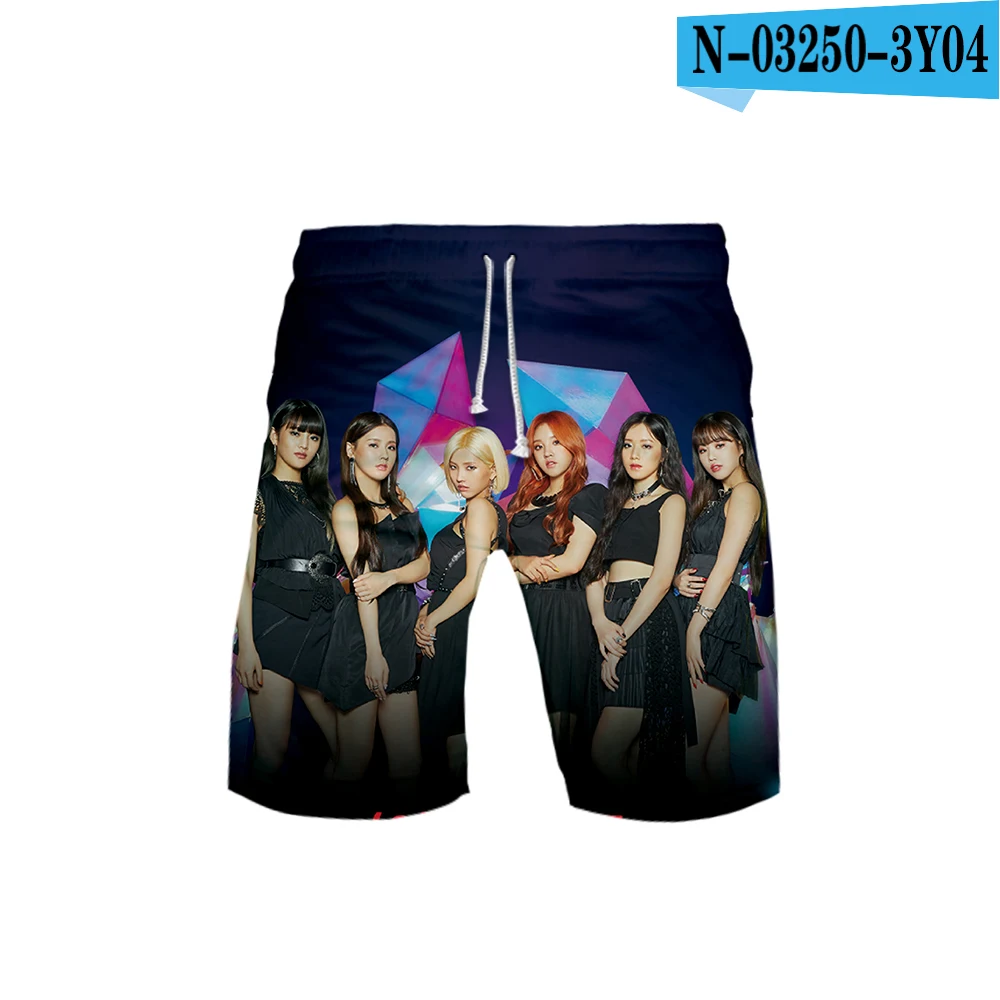 G) I-DLE шорты для мальчиков в южнокорейском стиле с шариками Пляжные Шорты повседневные бриджи с принтом для отдыха новинка, Топ - Цвет: 2