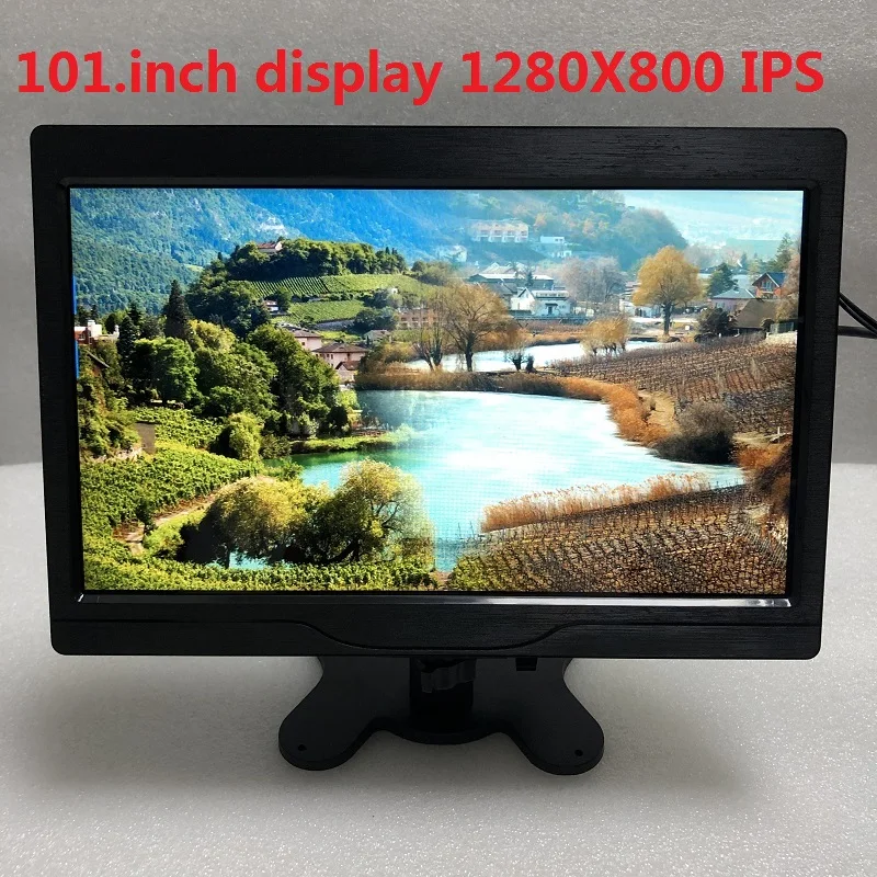 ЖК-монитор для компьютера 10 1 дюйма 1280x800 hdmi vga av видеовхода и динамиков