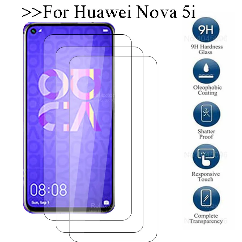 Закаленное стекло для nova 5 t 3 шт. Защитное huawei Nova huwei t5 защитная пленка 6 26|Защитные