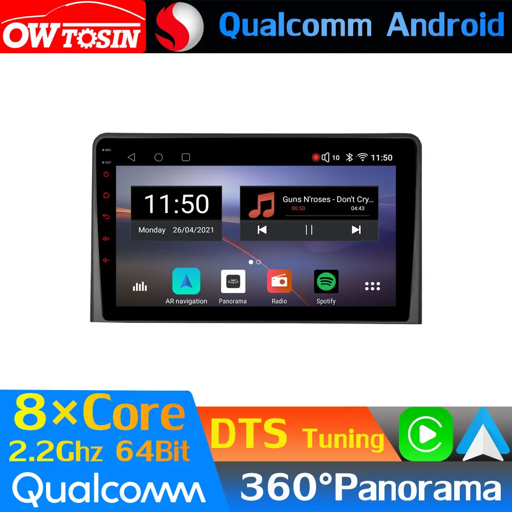 Восьмиядерный автомобильный медиа Qualcomm Android для Hyundai Sonata 7 LF 2017-2019 GPS 360 Панорамное