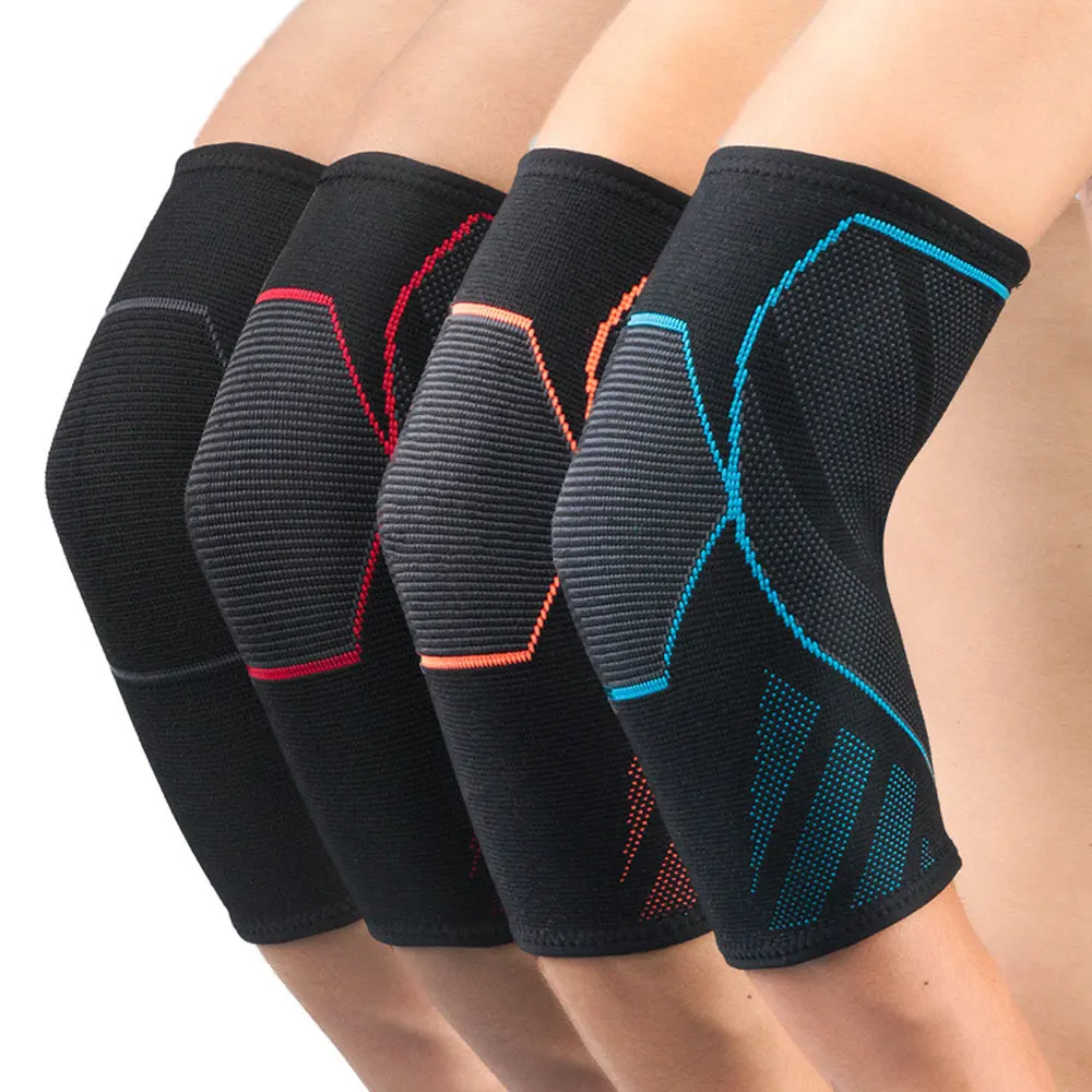 1 пара налокотник бандаж компрессионная поддержка для Tendonitis теннис баскетбол налокотник протектор уменьшить локоть боль