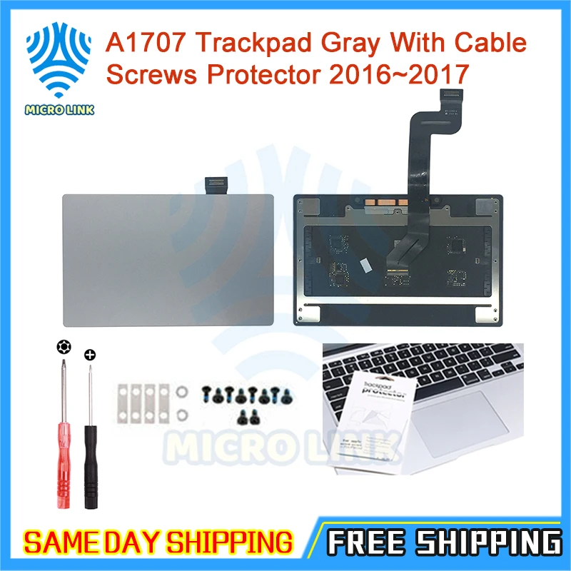 Ноутбук пространство серый цвет A1707 сила тачпад трекпад для Macbook Pro retina 1" A1707 Touch Pad Track Pad