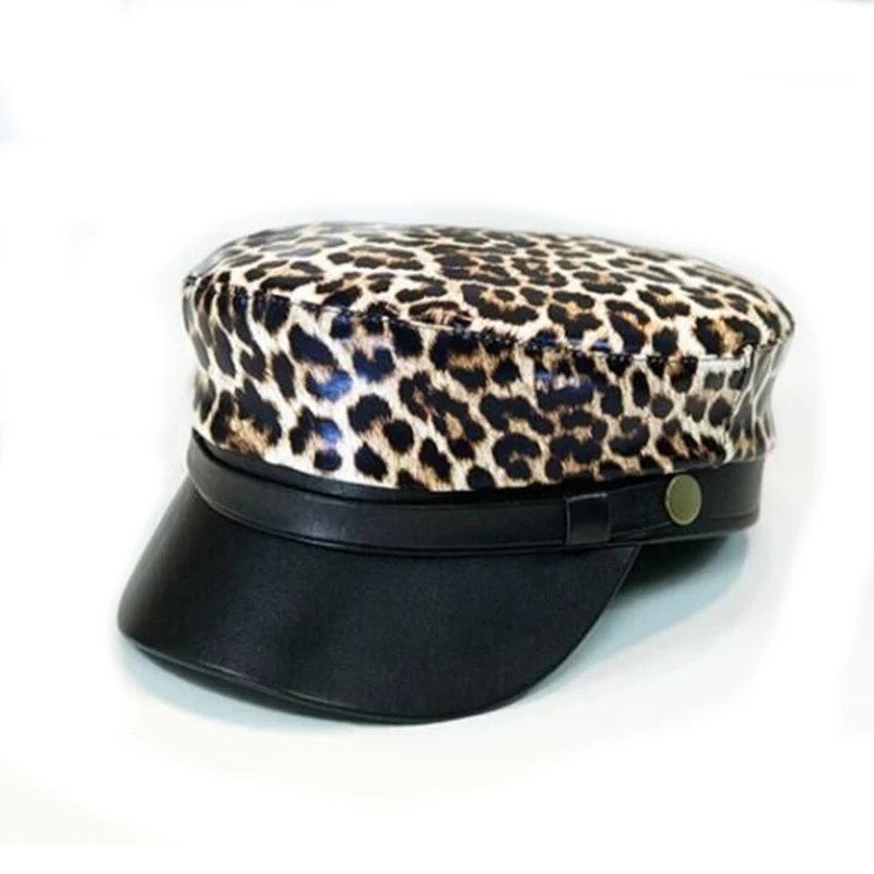 Берет из искусственной кожи, шапки для женщин, зимняя плоская кепка для женщин, Boina Feminina, модная осенне-зимняя кепка, берет