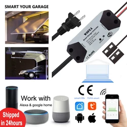 WiFi Smart Garage Door Opener with Voice Control and App Integration (UK plug)