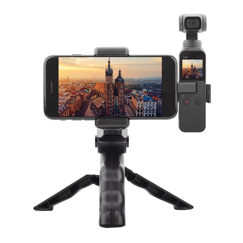 Camera Extended Mounting Phone Clip Holder Tripod For DJI Osmo Pocket Accessories Mobile Phone Holder Mount Set Fixed Stand