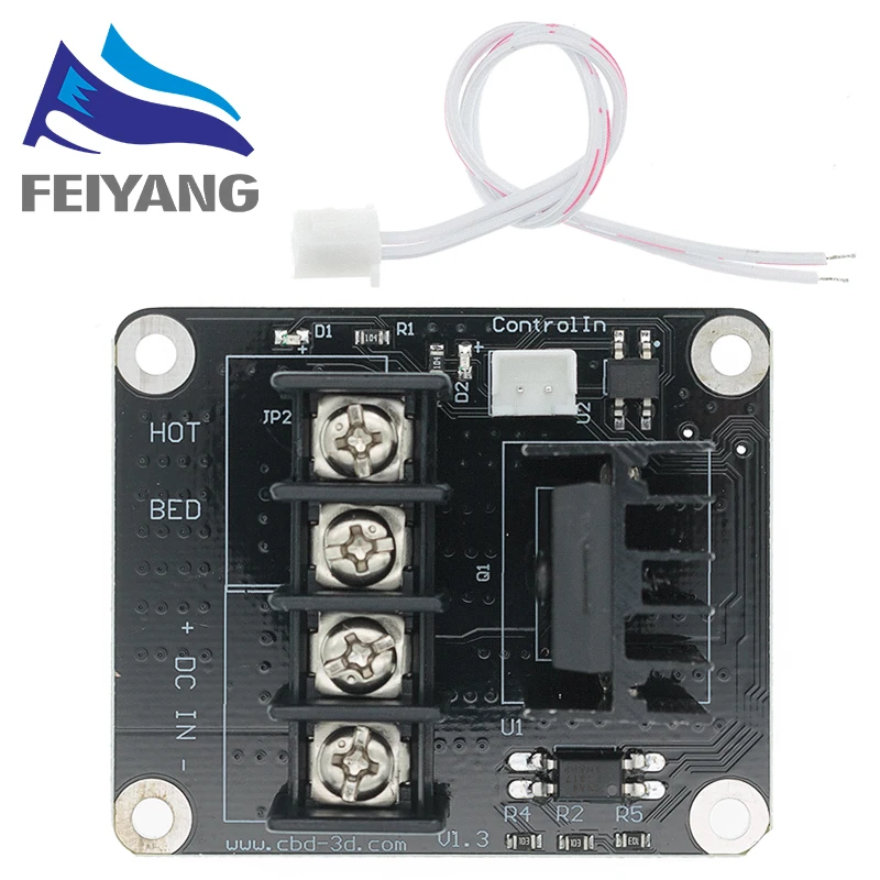 10PCS New 3D printer Hot Bed MOSFET Power Expansion Board / Heat bed Module For Anet A8 A6 A2 Compate Black Ramps 1.4 | Электронные