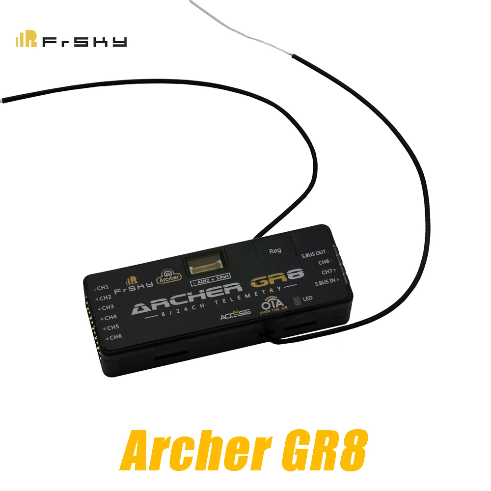 

FrSky 2.4GHZ ACCESS ARCHER GR8 Receiver with Gryro for RC Glider