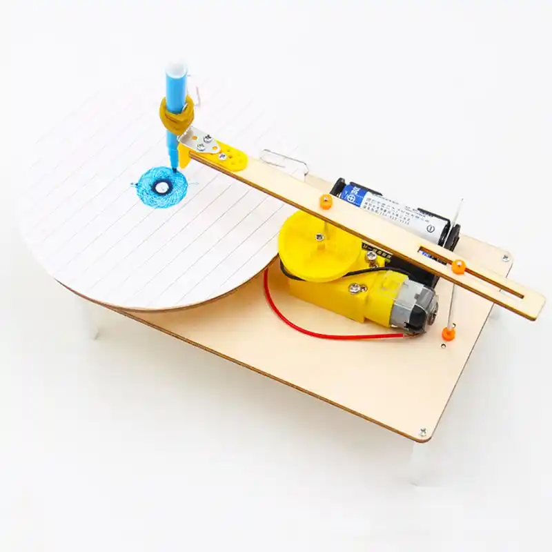 creative diy electric plotter drawing assembled kits