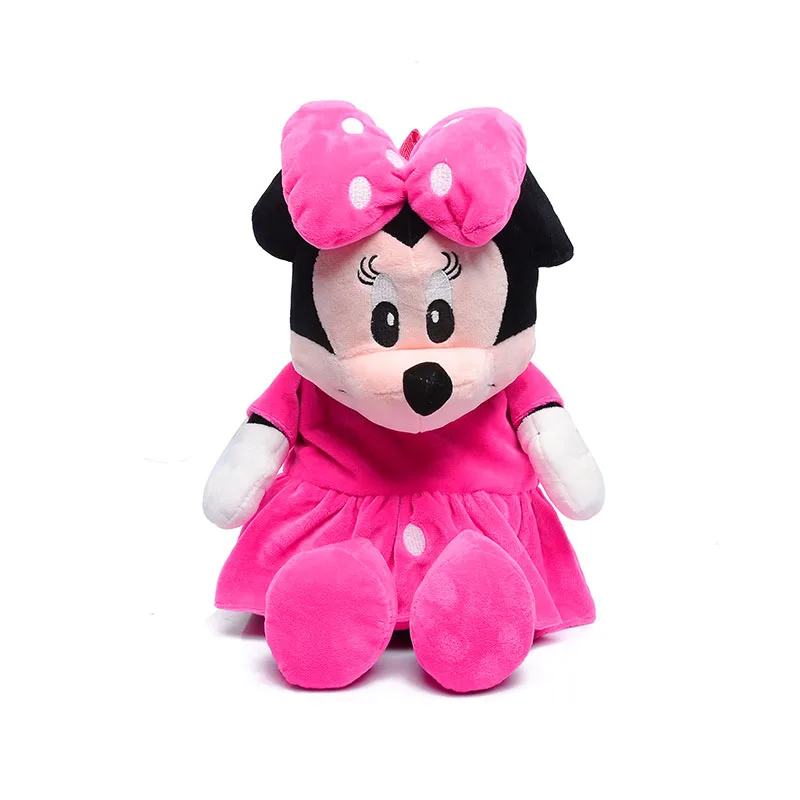 mini rosered Милые плюшевые рюкзаки для девочек куклы и детские мягкие игрушки рюкзак детские школьные сумки детские сумки 4 цвета - Цвет: mini rosered
