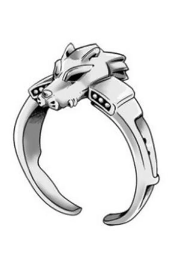 Аниме Приключения Дигимонов 15-летие WarGreymon Omegamon кольцо 925 серебряное кольцо Регулируемый подарок Хэллоуин косплей кольцо