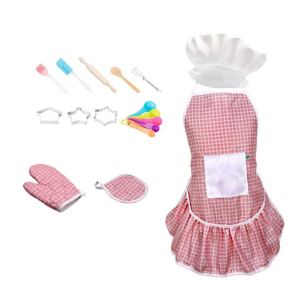 Vêtements d'habillage durables, jouet de Chef pour enfants, Kit de cuisine  Combo, accessoire ménager, capacité pratique - AliExpress