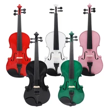 4/4 Полный Размер Скрипка с Чехол с бантом канифоль Набор для начинающих энтузиастов