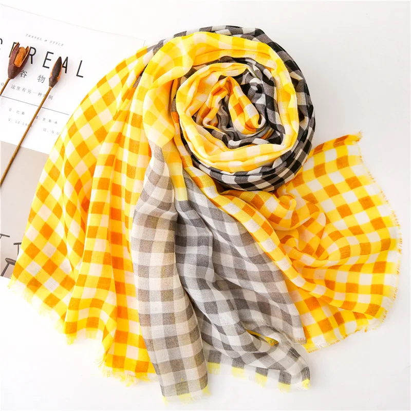 Женские длинные зимние хлопковые шали и женские шарфы с рисунком от Joker Foulard Femme Skjaal Echave, мусульманские хиджабы