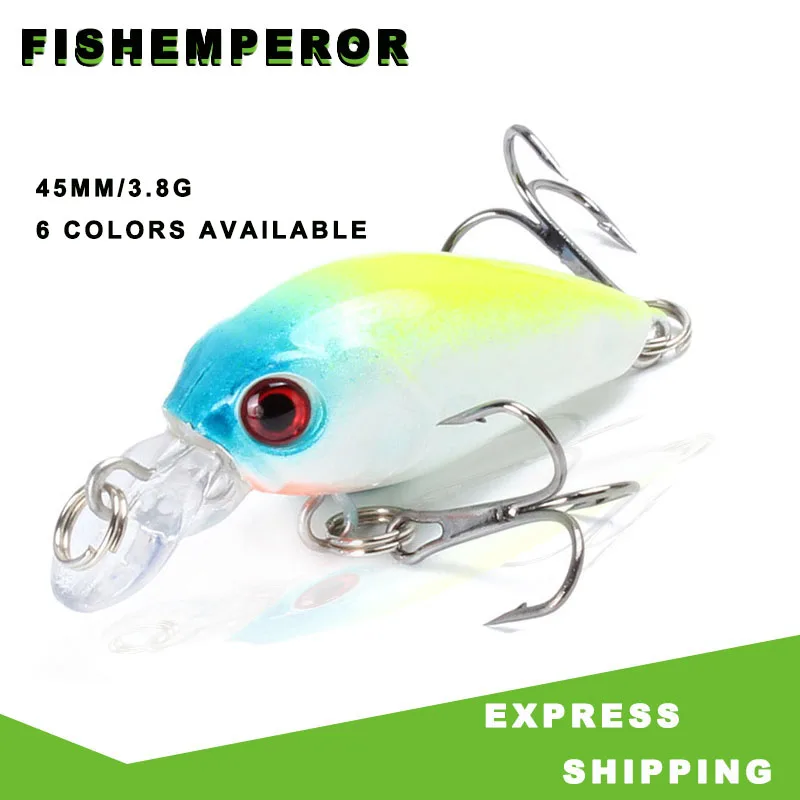 

carp fishing 45mm Floating/Crank Wobbler For Fishing Pike Fishing Crankbait Bait Artificial/Hard Lure Black Minnow Fishing Lures