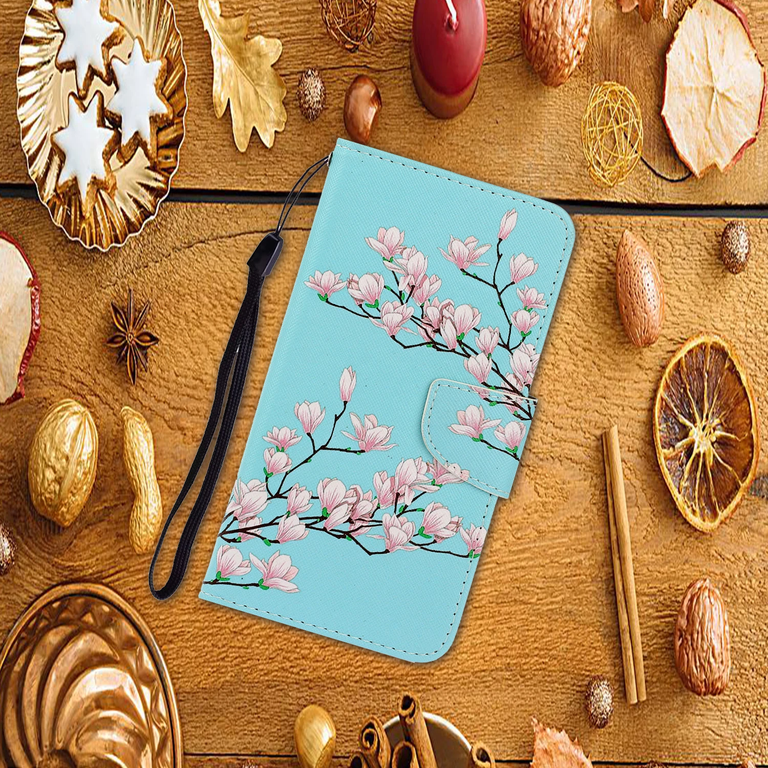 Flower Phone Case For Redmi Note 7A 8A 7 8 9 9S 9A 9C Pro Mi 10T Lite Flip Leather Wallet Card Slot Back Book Cover Fundas xiaomi leather case