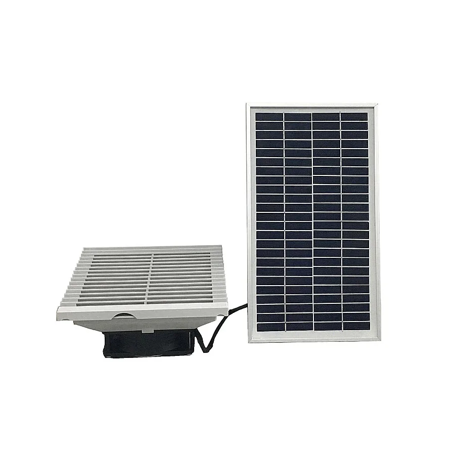 58cfm Solar Wall Fan 7w Solar Panel Exhaust Extrator For Shed Container