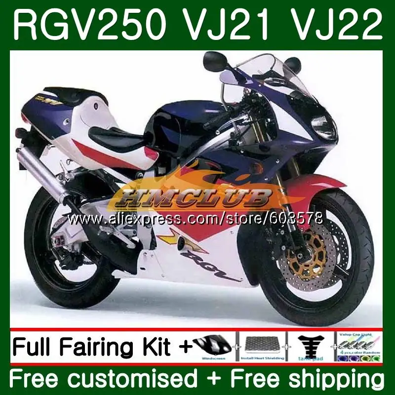 RGV-250 для SUZUKI SAPC VJ21 RGV250 88 89 90 91 92 93 17CL. 37 VJ22 RGV 250 1988 1989 1990 1991 1992 1993 Обтекатели цвета