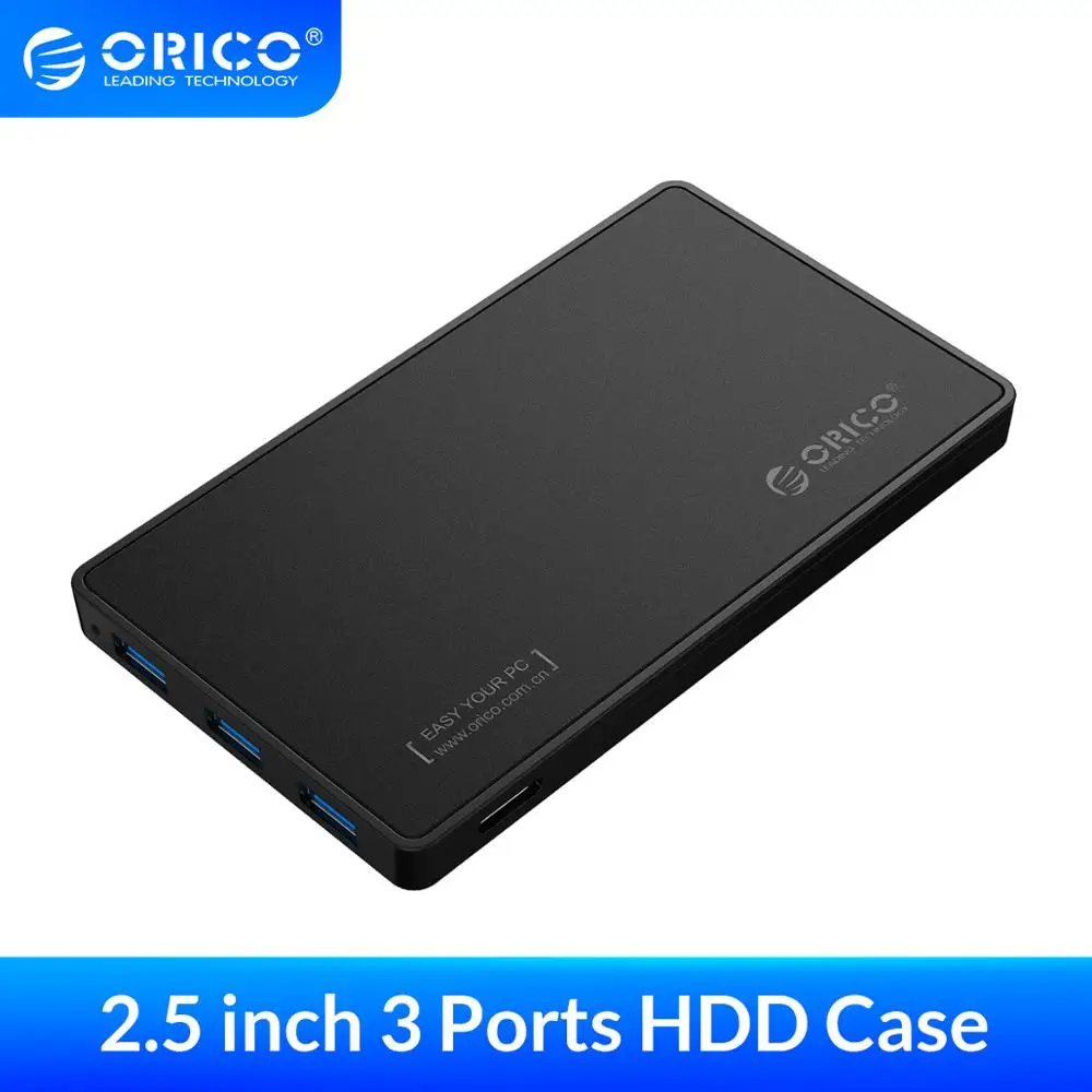 Корпус для жесткого диска ORICO 2 5 дюйма чехол USB 3 0 с портами концентратор драйвер