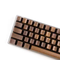 Walnut Wooden Keycaps Original Design Artisan Keycap OEM Profile For Cross Shaft Cherry Mx Switch Mechanical Keyboard - Image 2