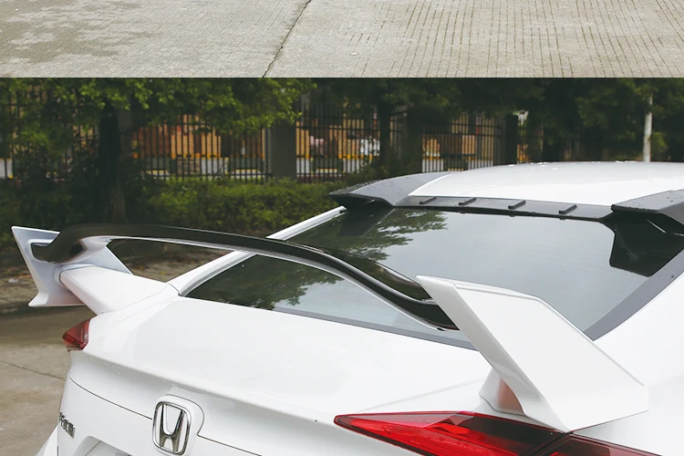 Подходит для Honda Civic 10 ABS удар TYPE-R стиль задний спойлер заднего крыла