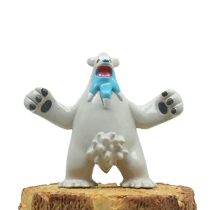 Takara Tomy Покемон Аниме Pika Vulpix Бульбазавр, чармандер Squirtle Rockruff Cubone Eevee Froakie Фигурки игрушки детские подарки - Цвет: Светло-желтый