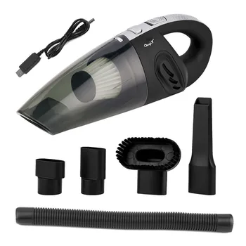 

USB Rechargeable Car Vacuum Cleaner 3200kpa Handheld Cyclonic Suction Vacuum Cleaner Brush Cleaning For Office Home Wet Dry Use