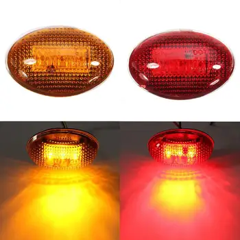 

Hot 3 LED Side Marker Light Indicator Turn signal Dome Light Lamp for Ford F-350 Series Pickup Kit 10-30V Yellow Red Clear Lens