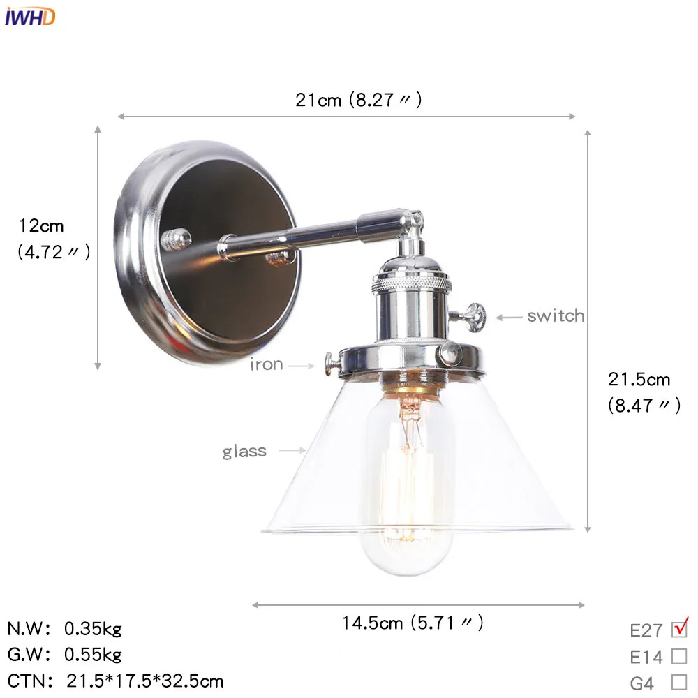 BA321铬色+透明罩 尺寸图 英文版