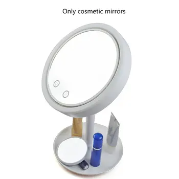 

Three-In-One Fan Led Lamp Desktop Sweat-Free Makeup Beauty Breeze Mirror Lighted Mirror With Fan 5X Mag