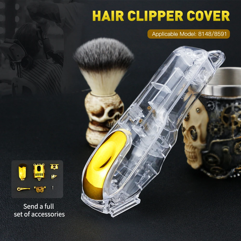 

Аксессуары для стрижки волос Barbershop, Набор чехлов для машинки для стрижки волос, сменный комплект чехлов для электрической машинки для стрижки, подходит для Wahl 8148/8591, инструменты для стрижки волос