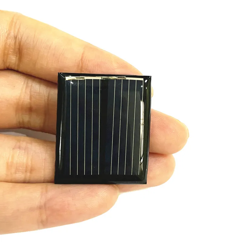 Mini pannello solare mono all'ingrosso singolo cristallo 1V 80MA 30 * 25mm sistema solare fai da te per caricabatterie per telefoni cellulari - Image 4