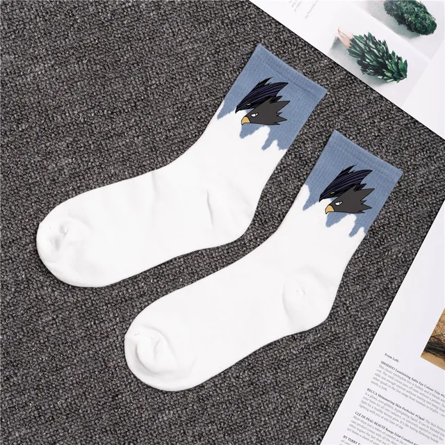 My Hero Academia Crew Man Socks Anime Men Sock Casual Cotton Sox Standard Japanese Autumn Winter Classic Adult Calcetines Hombre 14