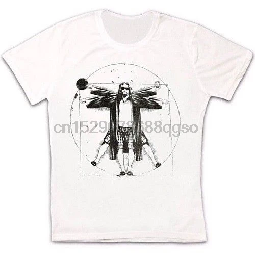 The Big Lebowski Vitruvian Dude Retro Vintage Hipster Unisex T Shirt Cool Casual pride t shirt men Fashion tshirt | Мужская одежда