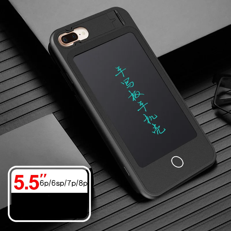 ЖК-чехол для рукописной доски для iphone 8, 8 plus, 7, 7 plus, 6s, 6 plus, силиконовый бампер с ПК, чехол для телефона в подарок
