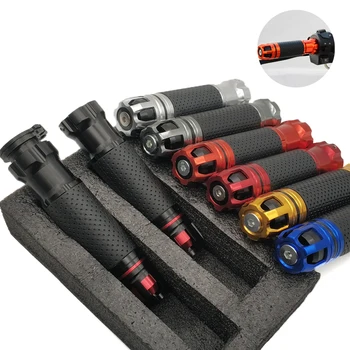 

Motorcycle Anti-Skid Handle ends handlebars Racing hand grips CNC 22mm 7/8" For Yamaha XP530 xp 530 500 YZ80 YZ85 YZ125 YZ250F