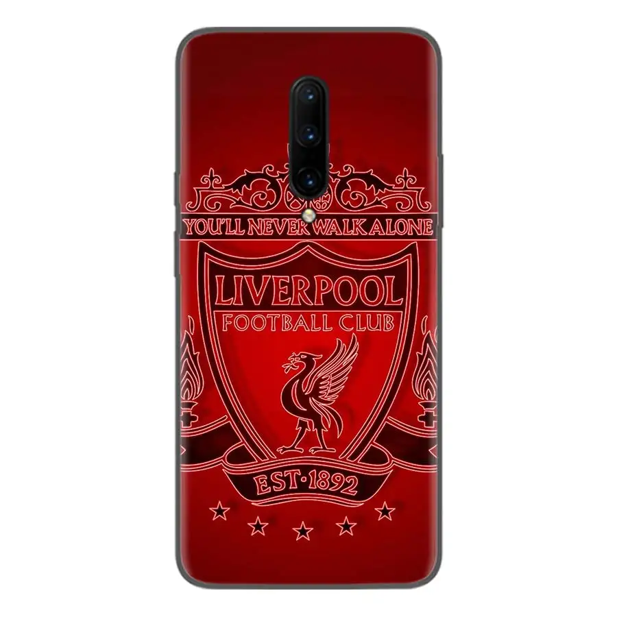 Черный чехол для телефона Liverpool Club, чехол для телефона Oneplus 1+ 7 Pro 6 6T 5 5T 3 3T 7Pro, художественный чехол с подарочным рисунком, чехол на заказ