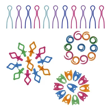 

48Pcs Plastic Bobbin Clip Wire Sewing Thread Spool Accessories Apparel Storage Holder Organizer Quilting Supplies