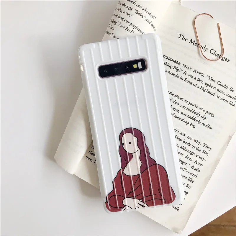Girl DCHZIUAN 3D чехол для багажа для мужчин и женщин, чехол для samsung Galaxy Note 10 Note 9 S8 S9 S10 Plus, Мягкий противоударный ТПУ чехол для телефона - Цвет: Girl