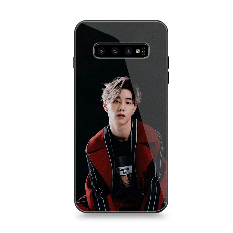 Чехол для телефона Стекло для samsung A70 A50 A30 A40 A20 A60 A10 S7 край S8 S9 S10 Plus Note 8 9 крышка получил 7 KPOP Mark - Цвет: G5